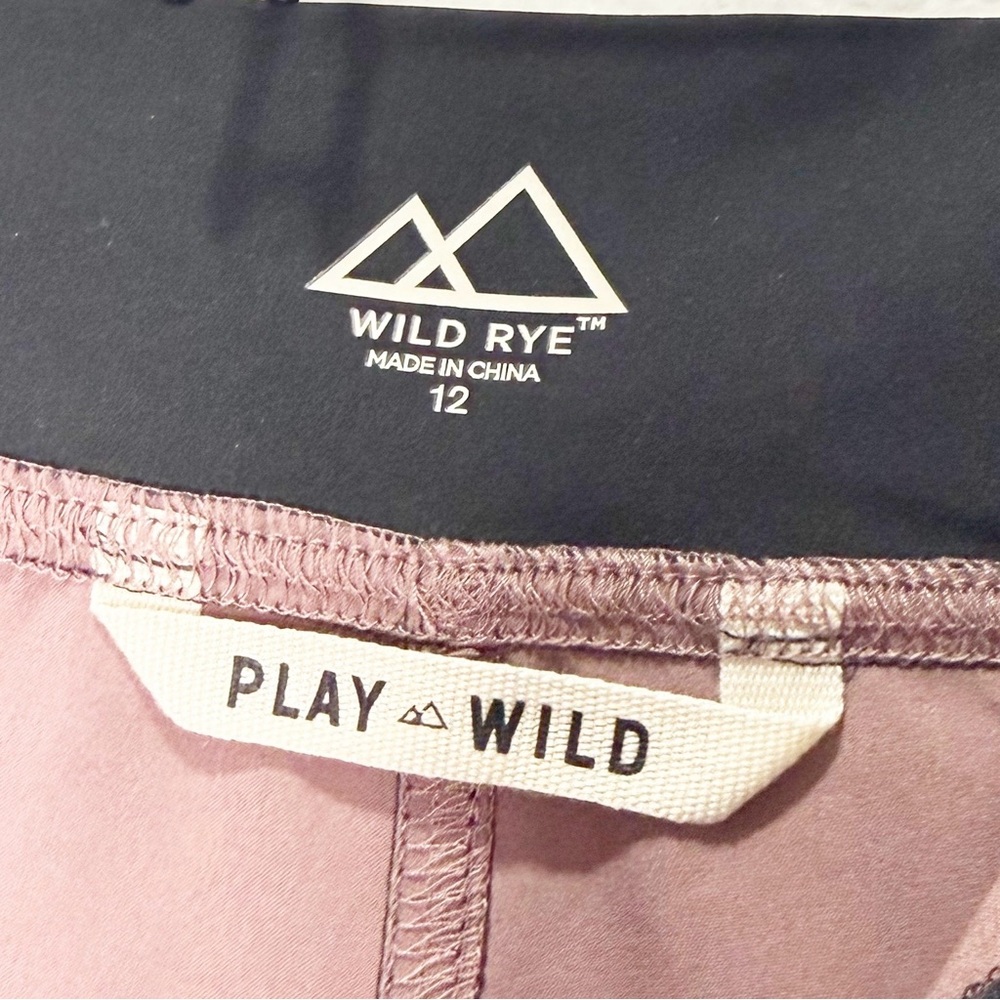 Wild Rye Ruby Women's Mountain Bike Shorts Outdoor in  Mauve Leaf size 12 - Picture 8 of 8